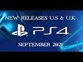 U.K & U.S PS4 Releases [SEPTEMBER 2021]