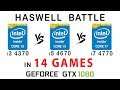 i3 4370  vs i5 4670 vs i7 4770 Haswell battle 2019 in 14 games
