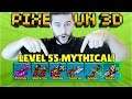 SPENDING 9,000 GEMS TURNING RARE & EPIC WEAPONS TO LEVEL 55 MYTHICAL! | Pixel Gun 3D