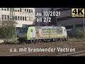 Trainspotting | Passau u.A. mit brennender Vectron Teil 2 | Oktober 2021
