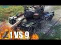 Две отметки и куча медалей✅ 1 VS 9 ✅ World of Tanks T110E5 лучший бой