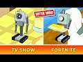 Comparing FORTNITE Butter Robot vs TV Show Butter Robot (Rick and Morty x Fortnite)