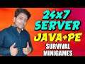 👿MINECRAFT LIVE WITH SUBSCRIBER | 24x7 SMP | Rockno | JAVA&PE | JOIN NOW!! MINECRAFT HINDI SMP LIVE