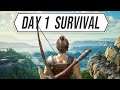 DAY 1 Survival - Myth of Empires Gameplay Solo!