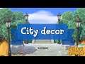 City Decor - speed build | Animal Crossing New Horizons