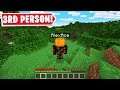 MINECRAFT But 3RD Person..