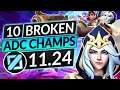 10 BEST ADC Champions to MAIN and ABUSE in 11.24 - Tips for Season 12 - LoL Guide
