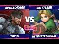 Hitpoint Summer July Top 32 - ApolloKage (Snake) Vs. SKITTLES! (Young Link) SSBU Ultimate Tournament
