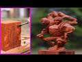 How To Make Monkey D Luffy Wooden Statue Wooden Statue - Woodworking DIY #shorts
