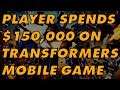 One Player Spent $150,000 On A Bad Transformers Game