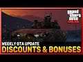 Weekly GTA Online Update - GTA Online Money, Discounts, Bonuses and Benefits