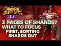 3 pages of shards? What to focus first, sorting shards out - Dungeon defenders 2 Spotlight