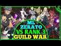 ML Zerato tearing it UP! (VS Rank 3 EU) Guild War Epic Seven PVP Epic 7 Gameplay E7 [GW #34]
