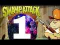 Swamp Attack! All levels of gameplay passing! Game World! #1