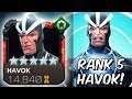 5 Star Rank 5 Havok Maxed Out Gameplay! - INSANE GOD TIER BURST!!! - Marvel Contest of Champions