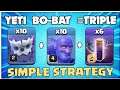 After Update! Easy 3 Stars at TH12 NOW! Simply the Best TH12 Armies! Yeti BoBat Attack Strategy