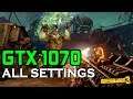 BORDERLANDS 3 on GTX 1070 - All Graphics Settings Tested - Gameplay & Benchmark