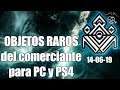 Los OBJETOS RAROS del COMERCIANTE del Vacío en PC y PS4 (14-06-19)  ,Warframe Tanchan