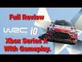 WRC 10 Review xbox series x with Gameplay