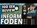 FIFA 22: FODEN IF REVIEW!🧐 Überragend im Dribbling?!🤯 [100 Sekunden Review]