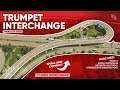 How to Build a TRUMPET INTERCHANGE using MODS (Network Multitool) in Cities: Skylines Magayon EP37