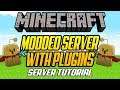 How To Make A Modded Server With PLUGINS (Minecraft Sponge Forge) 1.12.2 Tutorial