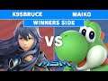 MSM 218 - TG | K9sbruce (Lucina, Wolf) Vs MZT | Maiko (Yoshi) Winners Pools - Smash Ultimate
