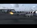 PIA 777 Burning Tail Emergency at Bangkok Airport [BKK]