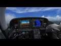 aeronave cirrus sr22 sem paraquedas balístico e com GPS 430 flight simulator x