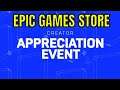 Epic Games Store - Creator Appreciation Event ⭐😃👍