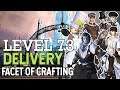 Final Fantasy XIV Shadowbringers facet of crafting level 73 Delivery