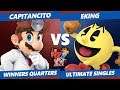 First Attack 2019 SSBU - Capitancito (Wolf, Dr. Mario) Vs. RR|ET | EKing (Pac-Man) Smash Ultimate WQ
