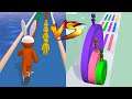GIANT RUSH VS LAYERS ROLL ππ- All Levels Gameplay Android, iOS