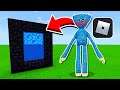 How To Make a Portal to POPPY PLAYTIME ROBLOX Dimension in Minecraft PE (Huggy Wuggy Roblox Portal)