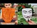 How To Make Wooden Hacker Mask - Woodworking DIY #shorts