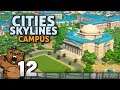 O começo do porto industrial | Cities Skylines: Campus #12 - Gameplay Português PT-BR