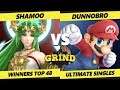 Smash Ultimate Tournament - Shamoo (Palutena) Vs. Dunnobro (Mario) The Grind 97 SSBU Top 48