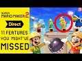 The 11 Things That YOU Might Have MISSED In The Super Mario Maker 2 DIRECT! (Analysis)