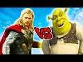 Thor Vs Shrek - Epic Battle - Left 4 dead 2 Gameplay (Left 4 dead 2 Avengers Mod)