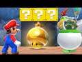 What happens when Mario collects the Golden Mushroom in Bowser's Fury?