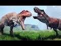 A Batalha pela Sobrevivência! Tiranossauro Rex vs Casal de Giganotossauros | The Isle | (PT/BR)