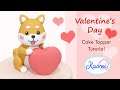 Día de SAN VALENTÍN ❤️🐶 Lindo perrito para tortas || Kaomi Tutoriales