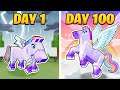 I Survived 100 DAYS as a PEGASUS in Minecraft!