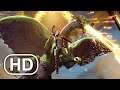 Star Lord & Fin Fang Foom Dragon Space Battle Scene - Guardians Of The Galaxy