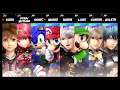 Super Smash Bros Ultimate Amiibo Fights – Sora & Co #289 Free for all at Green Hill Zone