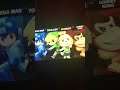 Super Smash Bros. Ultimate (Mega Man and Toon Link vs. Isabelle and Donkey Kong)