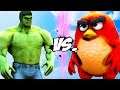 THE HULK VS ANGRY BIRDS RED - EPIC BATTLE