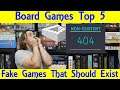 Top 5 Fictitious Board Games That Should Exist