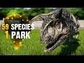 59 SPECIES, 1 PARK! | Part 4 (Jurassic World: Evolution All-Species Park)
