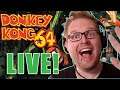 Donkey Kong 64 LIVE - In the Basement - my first N64 game ever
